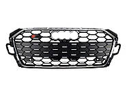 Решітка радіатора Chrome Black ( Matte ) ( в стилі S5 ) на AUDI A5 B9 2020-2023 року