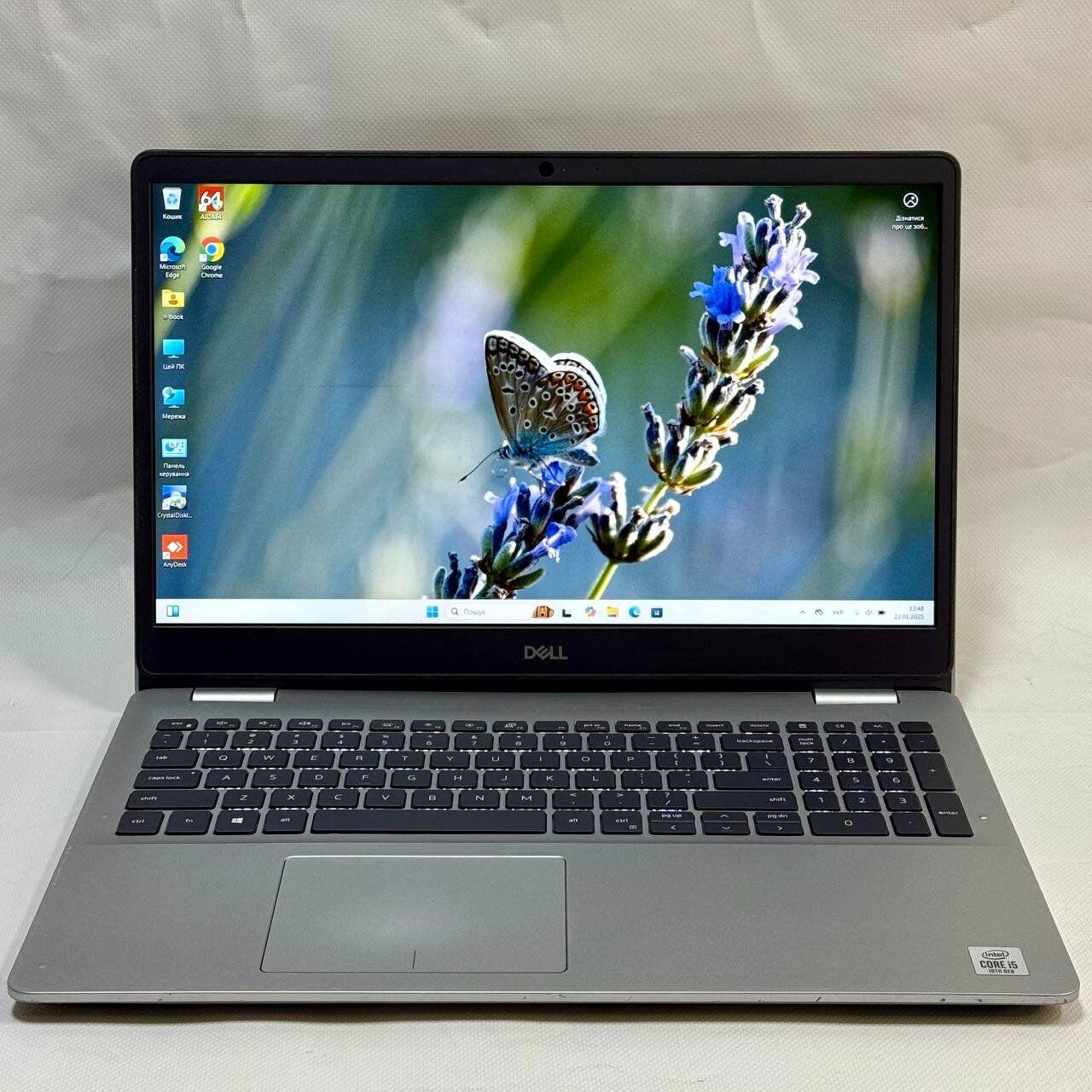 Б/в Ультрабук Б-клас Dell Inspiron 15 5593 15.6" 1920x1080| Core i5-1035G1| 8 GB RAM| 128 GB SSD + 512 GB HDD| UHD