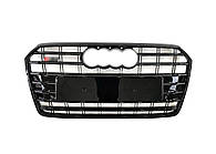 Решітка радіатора Full Black ( в стилі S7 ) на AUDI A7 4G 2014-2017 року