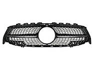 Решітка радіатора Black ( з місцем під камеру ) Diamond на Mercedes-Benz CLA-Class C118 2019-2022 року