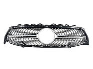 Решітка радіатора Silver ( з місцем під камеру ) Diamond на Mercedes-Benz CLA-Class C118 2019-2022 року