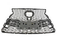 Решітка радіатора Gray ( стиль F-Sport ) під камеру на Lexus NX 2017-2021 року