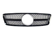Решітка радіатора Black Diamond на Mercedes-Benz C-Class W203 2000-2007 року