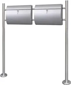 Поштова скринька VidaXL сталь 120X100