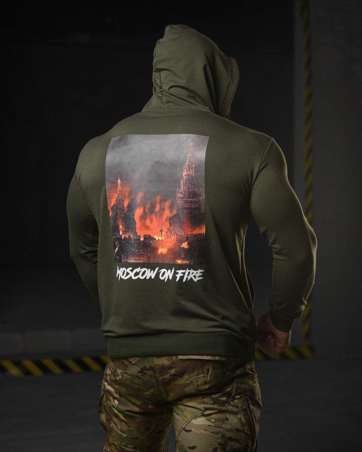 Худі maklin moscow олива НП4955