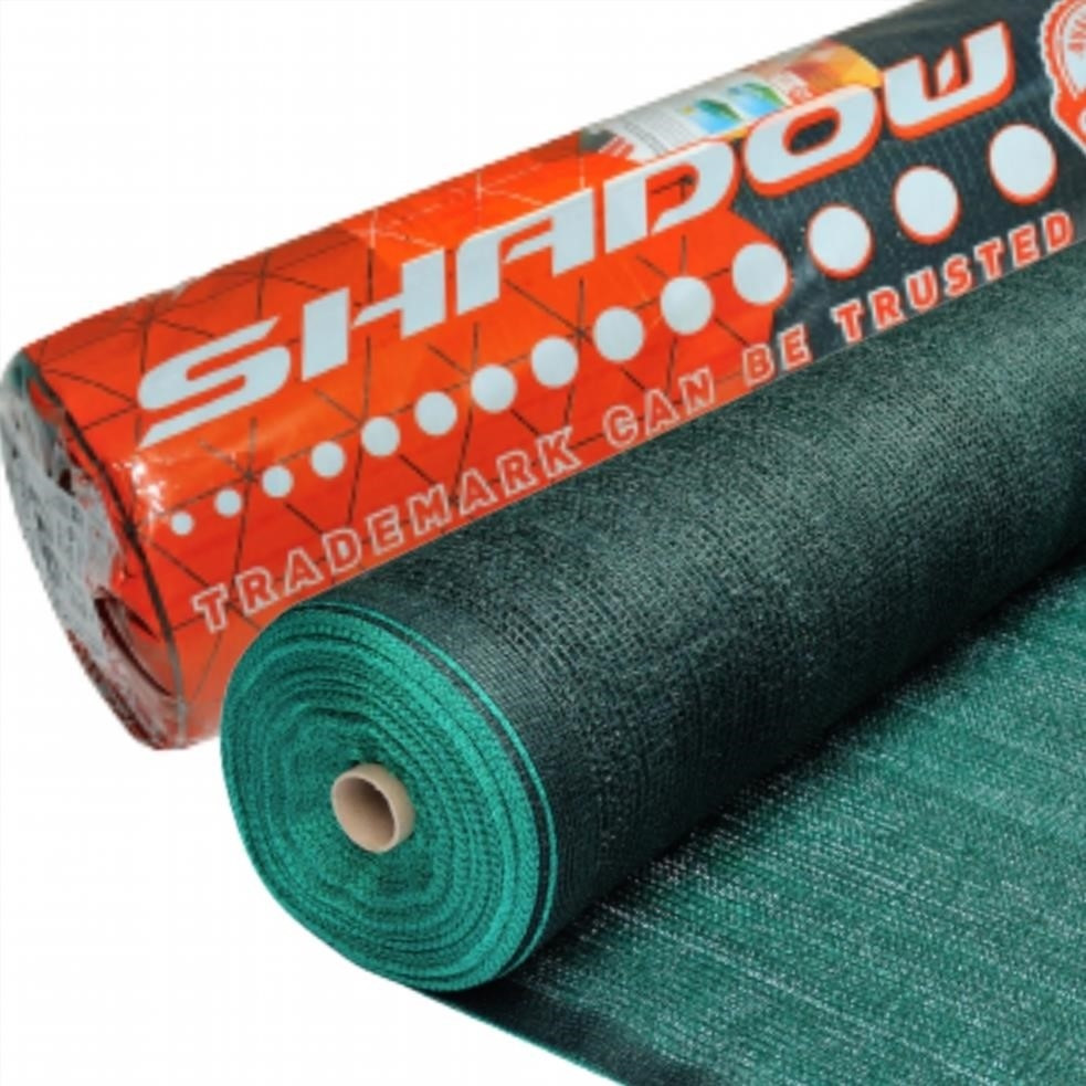 Затінювальна сітка 80% 6*50 м для городу ТМ Shadow, сітка для притінення рослин, у рулонах, зелена, чешс