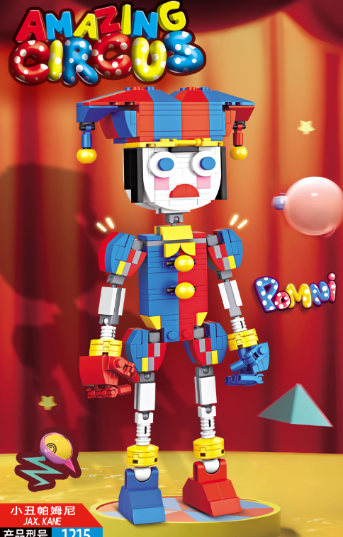Дитячий конструктор Дивовижний Цифровий Цирк лего Amazing Digital Circus пам'ятай (Pomni)
