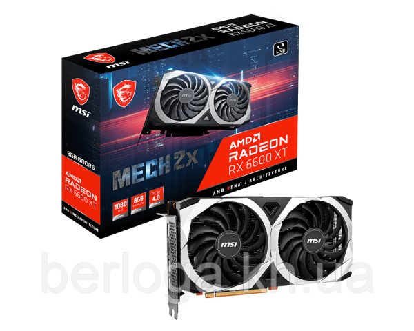 Відеокарта MSI Radeon RX 6600 XT MECH 2X 8G OC