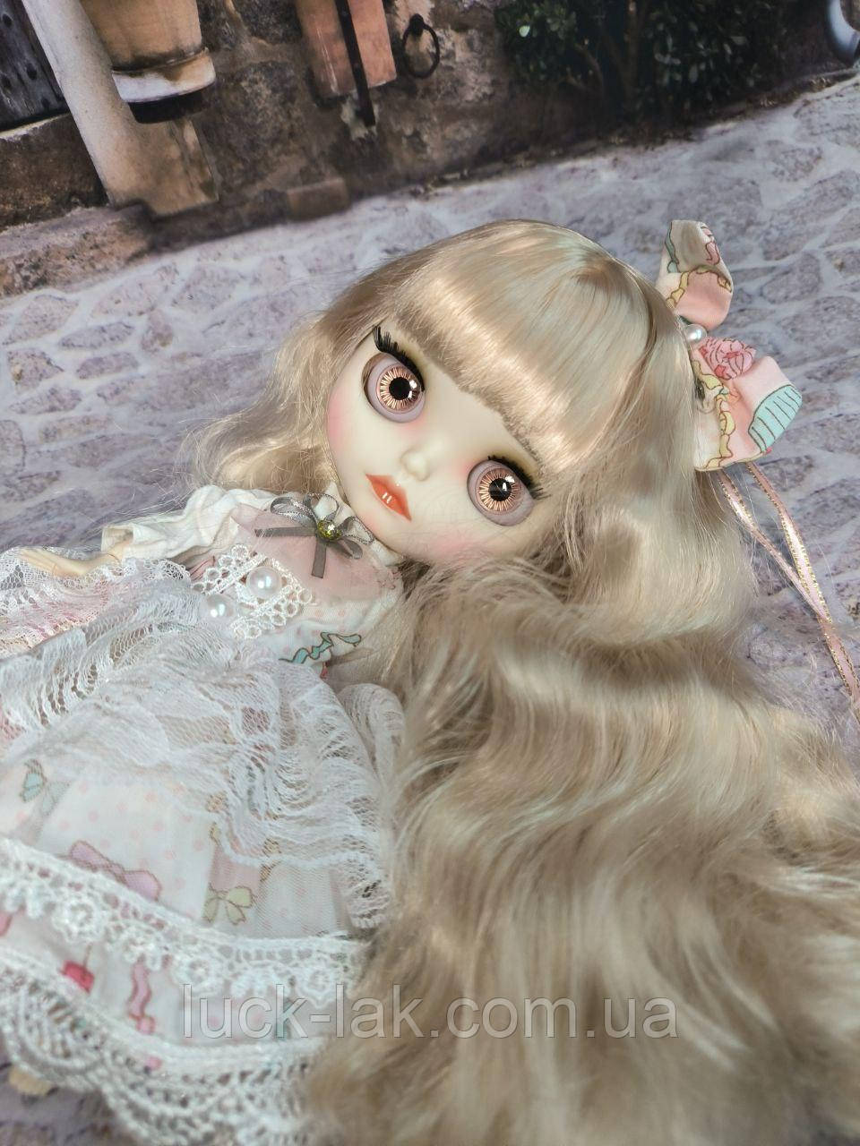 Лялька Блайз Blyth Зефірка хвилястий блонд + 10 пар пензлів + одяг і взуття в подарунок, фото 1