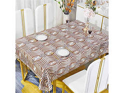 Клейонка Версаль на тканевій основі 1,37м х 20м 4781 ПВХ з принтом ТМ STENSON