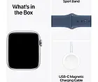 Смарт-годинник Apple Watch SE 2 (2024) GPS 40mm Silver Aluminium Case with Denim Sport Band - S/M (MXEC3QH/A), фото 8