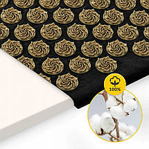 Килимок акупунктурний із подушкою 4FIZJO Ergo Mat Аплікатор Кузнєцова 4FJ0381 Black/Gold Poland, фото 5