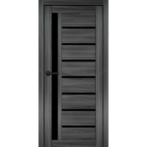 Двері міжкімнатні Порталіно PL-01 Санома попеляста BLK