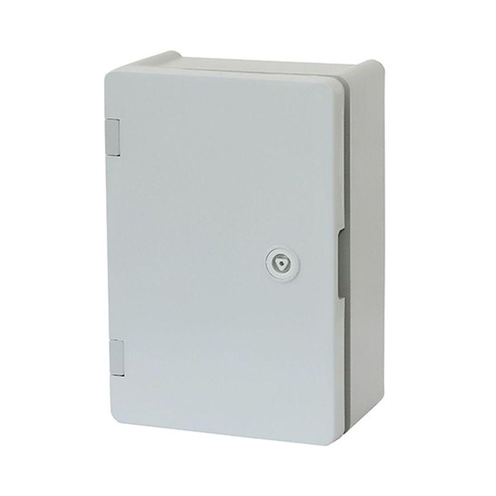 Щит ERKA 022 200 x 300 x 120 мм з монтажною панеллю та опаловими дверцятами