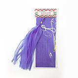 Пензлики тасел паперові гірлянди 5 шт 35 см бузковий, фото 2