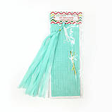 Пензлики тасел паперові гірлянди 5 шт 35 см м`ятний, фото 2