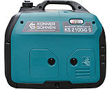 Генератор інверторний газобензиновий Könner&Söhnen KS 2100iG S, фото 6