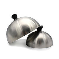 Набір кришок для страв у грилі SANTOS з неіржавкої сталі, комплект 2 шт. 890505 Код: 010994