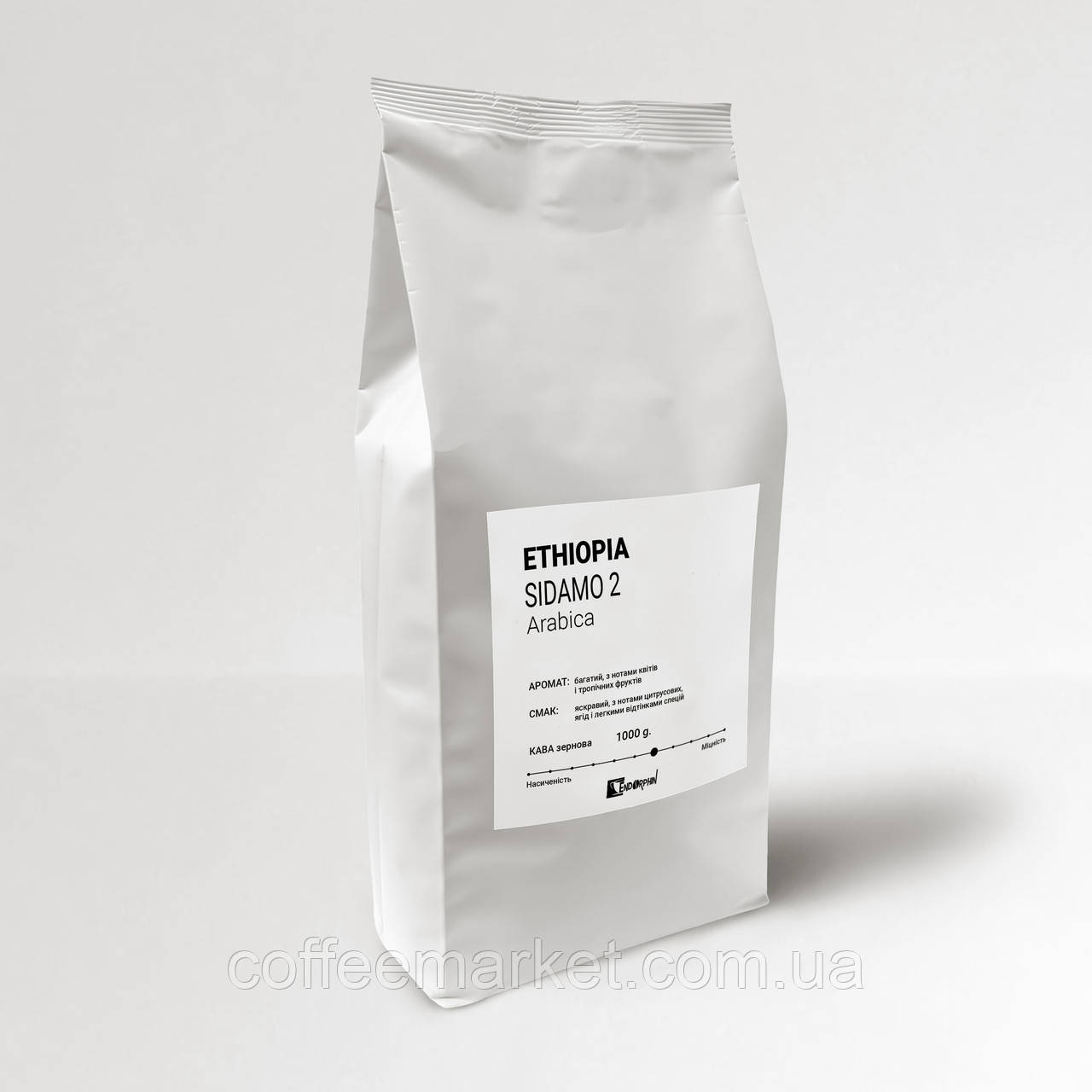 ETHIOPIA SIDAMO 2 кава в зернах ЭФІОПІЯ СІДАМО 2 АрабІка 1 кг Свіжообсмажена зернова натуральна кава