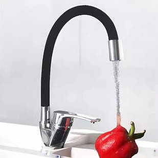 Кухонний змішувач гнучкий water tap HA-181 Чорний