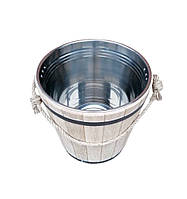 Відро 20 л. дубове з нержавіючою вставкою