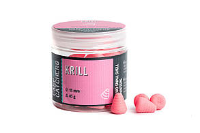 Вафтерc Carp Catchers Fluo Snail Shell Wafters KRILL 15*12 mm