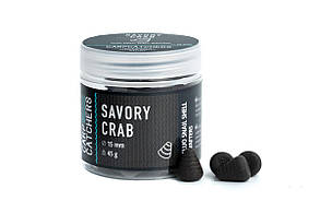 Вафтерc Carp Catchers Fluo Snail Shell Wafters SAVORY CRAB 15*12mm