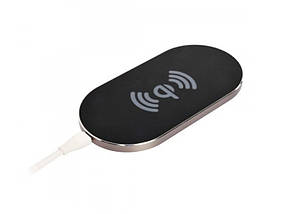 Бездротовий зарядний пристрій Awei W2, бездротове заряджання usb для iPhone для андроїд. Колір: чорний, фото 2
