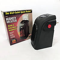Портативний обігрівач Rovus Handy Heater Black 400 Вт, обігрівач дуйчик, побутовий тепловентилятор