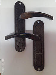 Ручка на планці FZB ET CY 5555 межвісь 55 мм коричнева