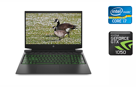 Ігровий ноутбук Б-клас HP Pavilion Gaming 15-dk0024u/ 15.6" 1920x1080/ i7-8750H/ 16GB RAM/ 128GB SSD+500GB HDD/ GTX 1050 3GB, фото 1