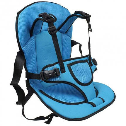 Дитяче автокрісло Multi Function Car Cushion до 12 років. Колір: синій, фото 1