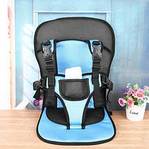 Дитяче автокрісло Multi Function Car Cushion до 12 років. Колір: синій, фото 4