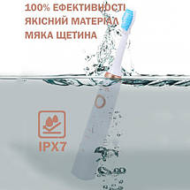 Електрична зубна щітка shuke sk-601 біла / Зубна щітка електро доросла / Щітка shuke, фото 3