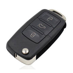 Викидний ключ, корпус під чип, 3кн DKT0269, Volkswagen, без леза