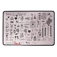 Пластина для стемпінгу Saga Professional Love №05