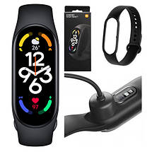 Фітнес браслет FitPro Smart Band M7 (смарт часи, пульсоксиметр, пульс). Колір: чорний, фото 4
