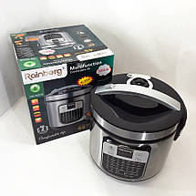 Мультиварка пароварка Rainberg RB-6209 45 програм 6 л 1000W, Сенсорна мультиварка рисоварка, фото 6