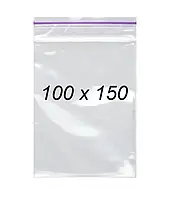 Пакети з замком Zip-Lock - 100 × 150