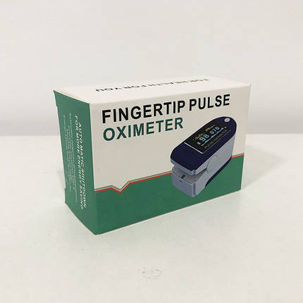 Пульсоксиметр Fingertip pulse oximeter, Пульсоксиметр для вимірювання рівня кисню в крові, фото 1
