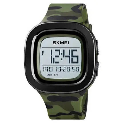 Годинник наручний чоловічий SKMEI 1580CMGN, протиударний годинник, годинник для військовослужбовців, фото 1