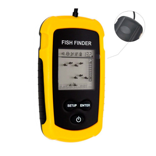 Ехолот для рибалки до 100м, сонар портативний універсальний, фото 1