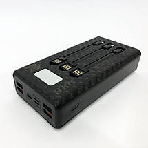 Портативна мобільна зарядка (Павербанк) POWER BANK SOLAR 60000MAH, переносний акумулятор для телефону, фото 2