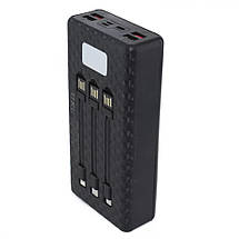 Портативна мобільна зарядка (Павербанк) POWER BANK SOLAR 60000MAH, переносний акумулятор для телефону, фото 3