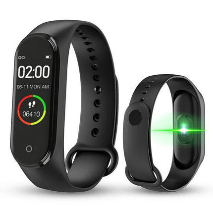 Фітнес браслет Smart Watch M5 Band Classic Black смарт годинник-трекер. Колір: чорний, фото 1