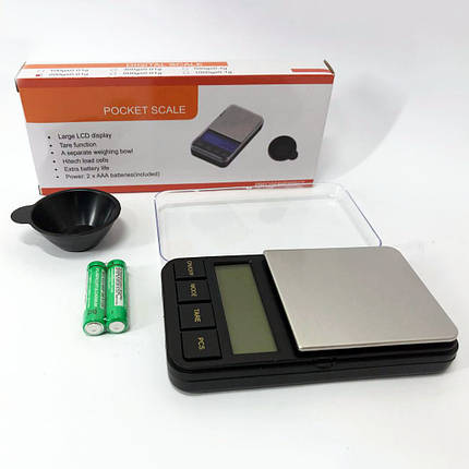 Ваги ювелірні Digital scale VS 6285PA - 200 г,0.01 г з чашею, електронні ваги для золота, фото 1