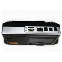Портативна стовпчик радіо MP3 USB Golon RX-6622. Колір: срібний, фото 2