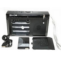Портативна стовпчик радіо MP3 USB Golon RX-6622. Колір: срібний, фото 3