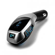 Автомобільний bluetooth fm модулятор X5 ВТ для автомагнітоли, mp3/фм трансмітер з дисплеєм, фото 6