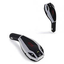 Автомобільний трансмітер FM MOD. X7 BT модулятор Bluetooth Золотий, ФМ модулятор у машину. Колір: срібло, фото 4